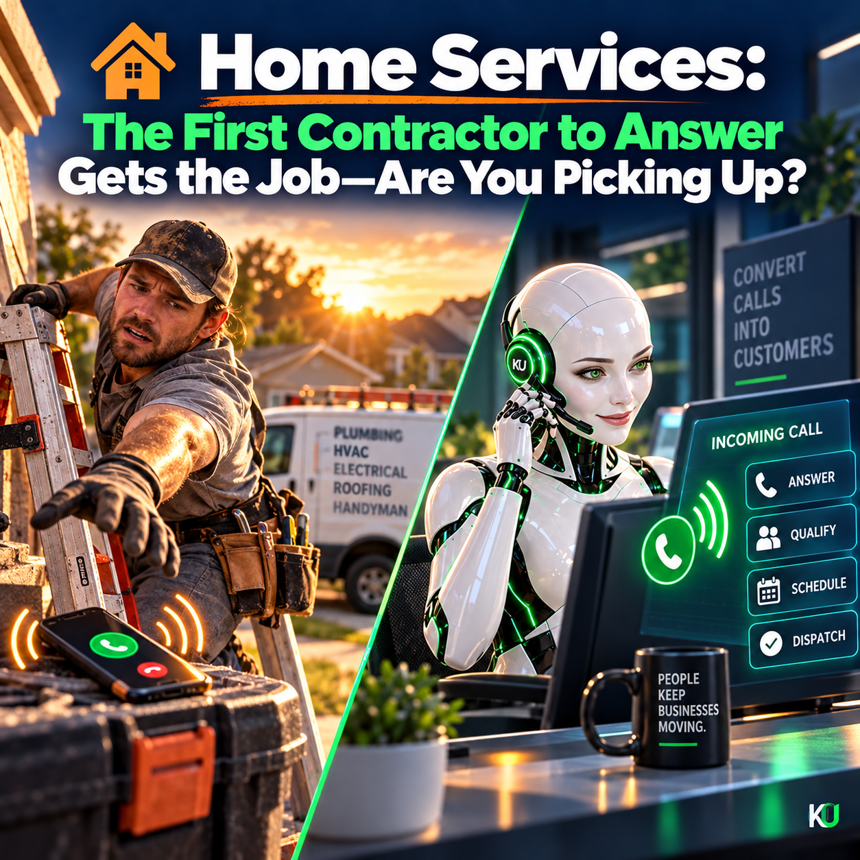 Home Services: The First Contractor To Answer Gets The Job—Are You Picking Up?
