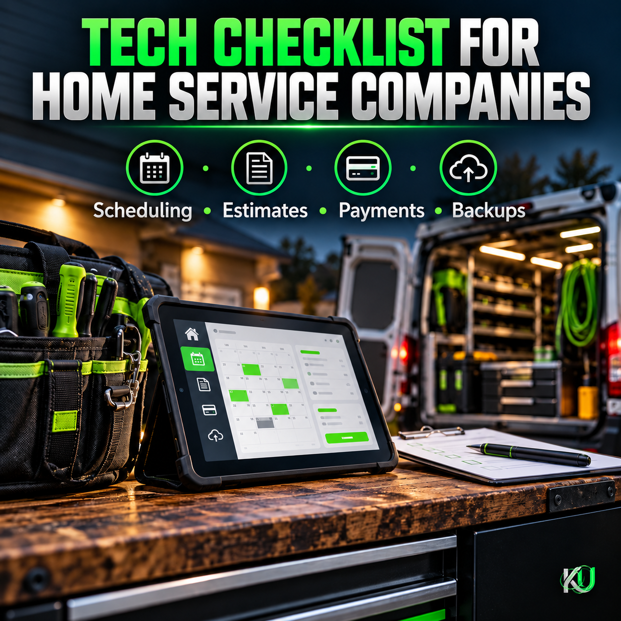 A practical technology checklist for home service companies